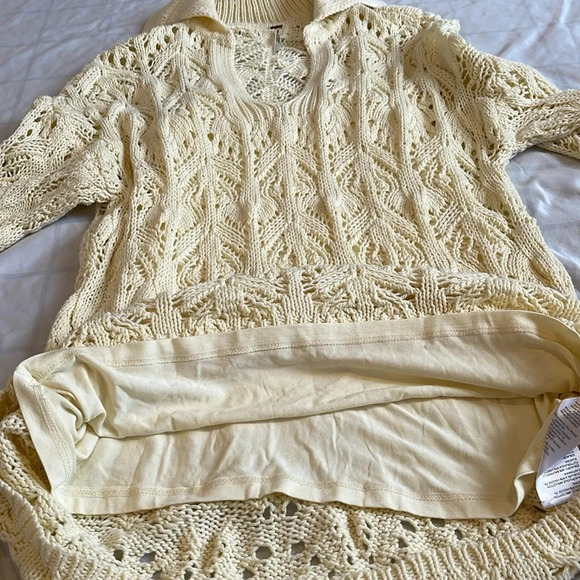 Free People Elton Crochet Mini Dress Size XS - Picture 7 of 12